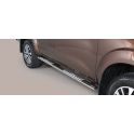 TUBES MARCHE PIEDS OVALE INOX DESIGN NISSAN NAVARA NP300 2016- - accessoires 4x4 MISUTONIDA