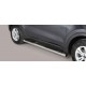 TUBES MARCHE PIEDS INOX D.76 KIA SPORTAGE 2016- - accessoires 4x4 MISUTONIDA