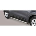 TUBES MARCHE PIEDS INOX D.76 KIA SPORTAGE 2016- - MISUTONIDA