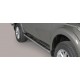 TUBES MARCHE PIEDS OVALE INOX MITSUBISHI L200 2015- double cabine - MISUTONIDA