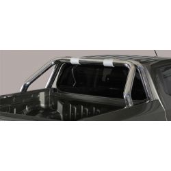 ROLL BAR INOX DOUBLE TUBES D.76 MITSUBISHI L200 2015- double cabine - MISUTONIDA