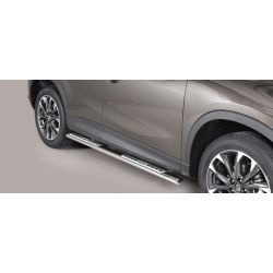 TUBES MARCHE PIEDS OVALE INOX DESIGN MAZDA CX5 2015- MISUTONIDA