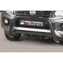 SUPER BAR INOX NOIR D.76 FIAT FULLBACK 2016- DOUBLE CAB CE - MISUTONIDA