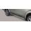 TUBES MARCHE PIEDS OVALE INOX FIAT FULLBACK 2016- DOUBLE CAB - MISUTONIDA