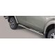 TUBES MARCHE PIEDS OVALE INOX DESIGN FIAT FULLBACK 2016- DOUBLE CAB - MISUTONIDA