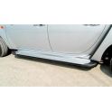 Jeu de marche pieds en aluminium pour TOYOTA Hilux (Vigo) X-Tra cab (2 portes, 4 places)