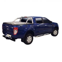 TONNEAU COVER ALU NOIR FORD RANGER SUPER CAB 2012- COMP ROLL BAR