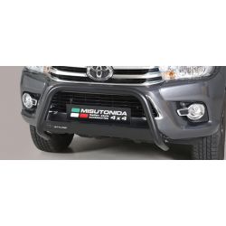 MEDIUM BAR INOX NOIR D.63 TOYOTA HI-LUX 2016- DOUBLE CAB.- CE