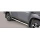 TUBES MARCHE PIEDS INOX D.76 TOYOTA HI-LUX 2016- DOUBLE CAB