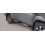 TUBES MARCHE PIEDS OVALE INOX NOIR DESIGN TOYOTA HI-LUX 2016- DOUBLE CAB