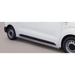 TUBES BAS DE CAISSE INOX D.63 TOYOTA PROACE 06/2016- accessoires 4x4 MISUTONIDA