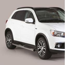 MARCHE PIEDS INOX D.76 MITSUBISHI ASX 2017- accessoires 4X4 MISUTONIDA