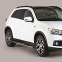 MARCHE PIEDS OVALE INOX MITSUBISHI ASX 2017- accessoires 4X4 MISUTONIDA