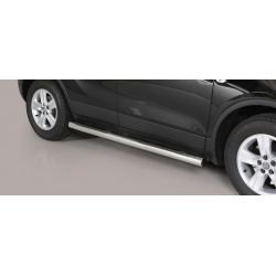 TUBES MARCHE PIEDS INOX D.76 OPEL MOKKA X 2016- accessoires 4x4 MISUTONIDA