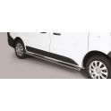 TUBES MARCHE PIEDS OVALE INOX NISSAN NV300 SWB 2017- - Version courte L1 - accessoires 4x4 MISUTONIDA