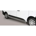 TUBE BAS DE CAISSE INOX OVALE NISSAN NV 300 SWB 2017- Version courte L1 - accessoires 4x4 MISUTONIDA 