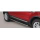 TUBES MARCHE PIEDS OVALE INOX LAND ROVER RANGE ROVER EVOQUE 2016- accessoires 4x4 MISUTONIDA