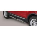 TUBES MARCHE PIEDS OVALE INOX DESIGN LAND ROVER RANGE ROVER EVOQUE 2016- accessoires 4x4 MISUTONIDA