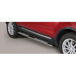 TUBES MARCHE PIEDS OVALE INOX DESIGN LAND ROVER RANGE ROVER EVOQUE 2016- accessoires 4x4 MISUTONIDA