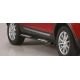 TUBES MARCHE PIEDS OVALE INOX BLACK DESIGN LAND ROVER RANGE ROVER EVOQUE 2016- accessoires 4x4 MISUTONIDA