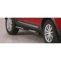 TUBES MARCHE PIEDS OVALE INOX BLACK DESIGN LAND ROVER RANGE ROVER EVOQUE 2016- accessoires 4x4 MISUTONIDA