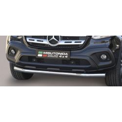 TUBE PROTECTION AVANT INOX D.76 MERCEDES X CLASS 2017- double cabine - CE - accessoires 4x4 MISUTONIDA