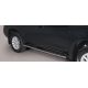 TUBES MARCHE PIEDS OVALE INOX TOYOTA LAND CRUISER 5 portes 2018- - accessoires 4x4 MISUTONIDA