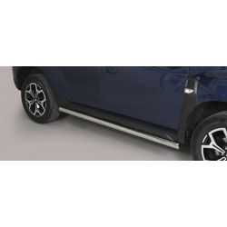 TUBES BAS DE CAISSE INOX D.63 DUSTER 2018- - accessoires 4x4 MISUTONIDA