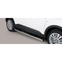 TUBES MARCHE PIEDS INOX D.76 OPEL GRANDLAND X 2018- - accessoires 4x4 MISUTONIDA