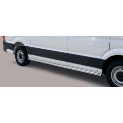 TUBES BAS DE CAISSE INOX D.63 VOLKSWAGEN CRAFTER 2017- - accessoires 4x4 MISUTONIDA