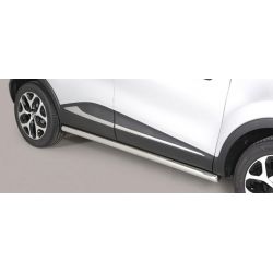 TUBES BAS DE CAISSE INOX D.63 RENAULT CAPTUR 2018- - accessoires 4x4 MISUTONIDA