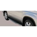 TUBES MARCHE PIEDS INOX Ø 76 NISSAN XTRAIL 2007- - accessoires 4X4 MISUTONIDA