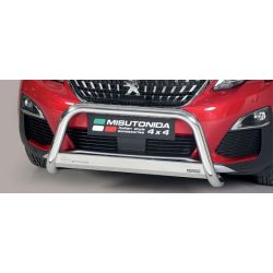 MEDIUM BAR INOX D.63 PEUGEOT 3008 2016- - CE - accessoires 4x4 MISUTONIDA