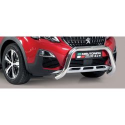 TUBES MARCHE PIEDS INOX D.76 PEUGEOT 3008 2016- - accessoires 4x4 MISUTONIDA