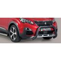 TUBES MARCHE PIEDS INOX NOIR D.76 PEUGEOT 3008 2016- - accessoires 4x4 MISUTONIDA