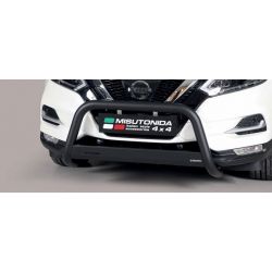 MEDIUM BAR INOX NOIR D.63 NISSAN QASHQAI 03/2017- CE - accessoires 4x4 MISUTONIDA