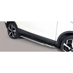 MARCHE PIEDS INOX D.50 NISSAN QASHQAI 03/2017- - accessoires 4x4 MISUTONIDA