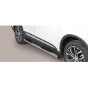 TUBES MARCHE PIEDS INOX D.76 MITSUBISHI OUTLANDER HYBRIDE 2015- - accessoires 4x4 MISUTONIDA