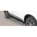 TUBES MARCHE PIEDS OVALE INOX MITSUBISHI OUTLANDER HYBRIDE 2015- - accessoires 4x4 MISUTONIDA