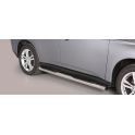 TUBES MARCHE PIEDS INOX D.76 MITSUBISHI OUTLANDER HYBRIDE 2013-2015 - accessoires 4x4 MISUTONIDA