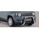 SUPER BAR INOX NOIR D.76 JEEP RENEGADE 2018- - CE - accessoires 4x4 MISUTONIDA