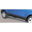 TUBES MARCHE PIEDS OVALE INOX NOIR DESIGN FORD ECOSPORT 11/2017- - accessoires 4x4 MISUTONIDA