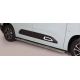 TUBES MARCHE PIEDS OVALE INOX NOIR DESIGN CITROEN BERLINGO 2018 - accessoires 4x4 MISUTONIDA