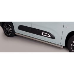 TUBES BAS DE CAISSE INOX D.63 CITROEN BERLINGO 2018- - accessoires 4x4 MISUTONIDA