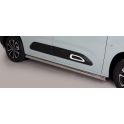 TUBES BAS DE CAISSE INOX NOIR D.63 CITROEN BERLINGO 2018- - accessoires 4x4 MISUTONIDA