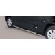 TUBES MARCHE PIEDS OVALE INOX NOIR DESIGN OPEL COMBO 2018 - accessoires 4x4 MISUTONIDA