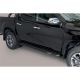 MARCHE PIEDS INOX NOIR D.50 MITSUBISHI L200 DC 2019- - accessoires 4x4 MISUTONIDA