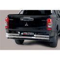 PARE CHOC ARRIERE INOX MITSUBISHI L200 DC 2019- - accessoires 4X4 MISUTONIDA