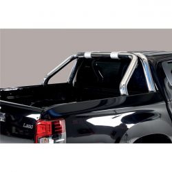 ROLL BAR INOX DOUBLE TUBES D.76 MITSUBISHI L200 DOUBLE CABINE 2019- - accessoires 4X4 MISUTONIDA